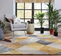 Harlequin Rhythm Saffron 40906 Rug