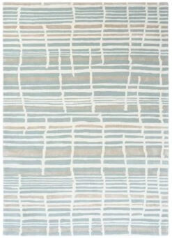 Florence Broadhurst Tortoise Stripe Jade 39808 Rug