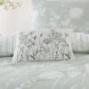 Catherine Lansfield Meadowsweet Floral Green Cushion