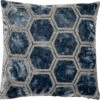 Malini Ivor Blue Cushion 56cm X 56cm