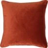 Malini Luxe Velvet Paprika Cushion 50cm X 50cm