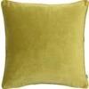Malini Luxe Velvet Acid Green Cushion 43cm X 43cm