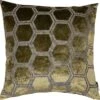 Malini Ivor Olive Cushion 56cm X 56cm