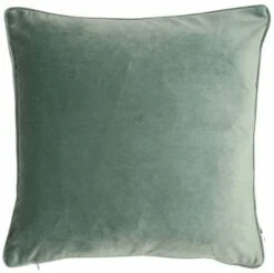Malini Luxe Velvet Eucalyptus Cushion 43cm X 43cm