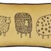 Fusion Dotty Sheep Ochre Filled Cushion