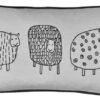 Fusion Dotty Sheep Natural Filled Cushion