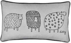 Fusion Dotty Sheep Natural Filled Cushion