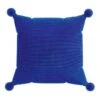 Helena Springfield Pom Pom Cushion Dark Blue