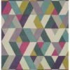 Asiatic Funk Chevron 02 Rug Blue Green