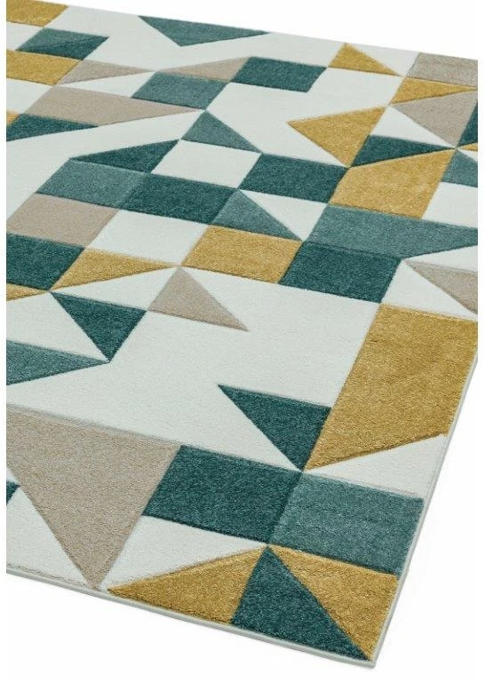 Asiatic Sketch Shapes SK03 Rug - Green 4 Asiatic Sketch Shapes SK03 Rug - Green - Image 4